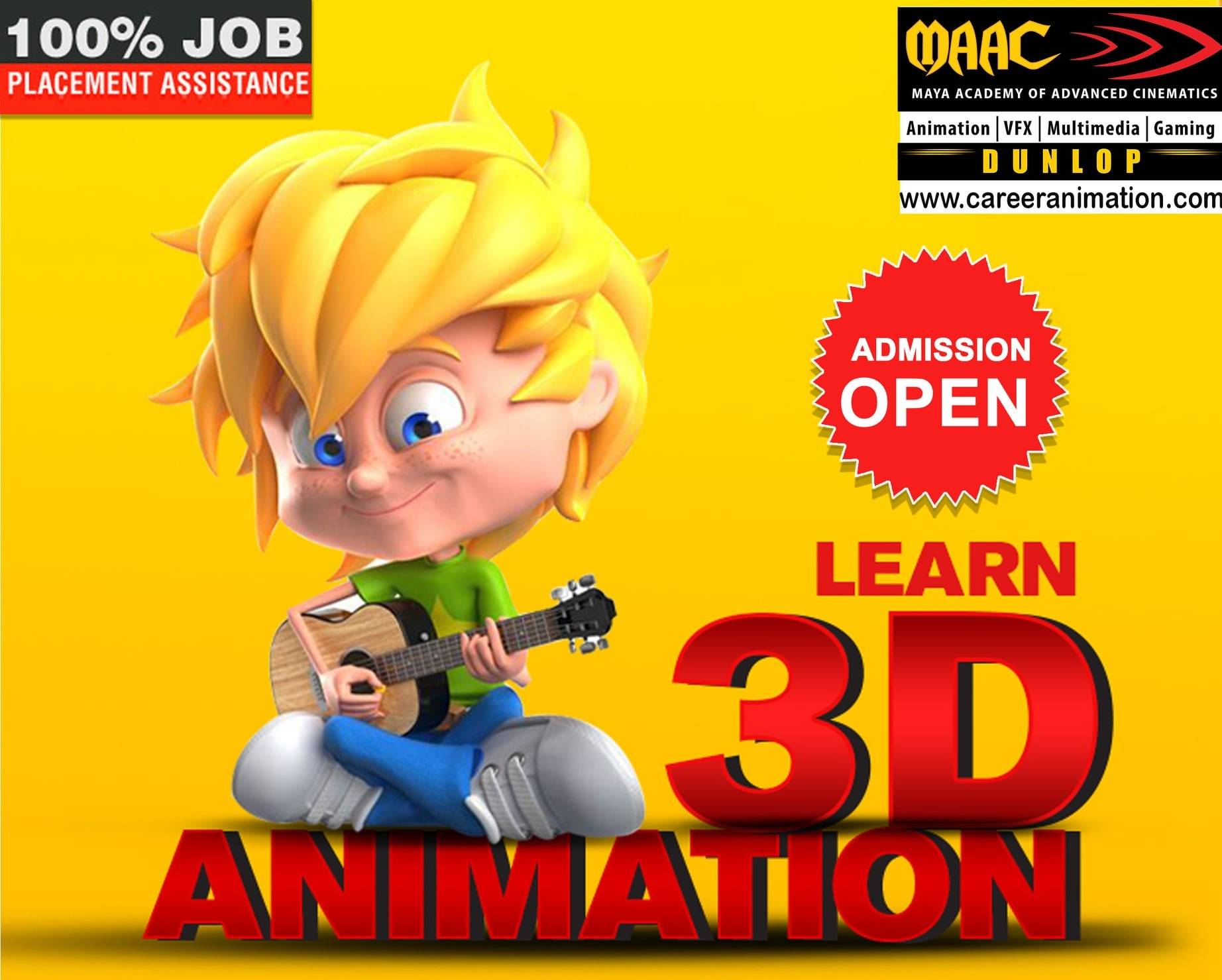 Learn 3D Animation In Kolkata - MAAC DUNLOP